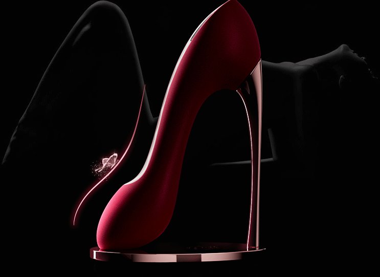 Máy massage Svakom Hill Shoe 2 đầu giày cao gót rung bú hút cực mạnh